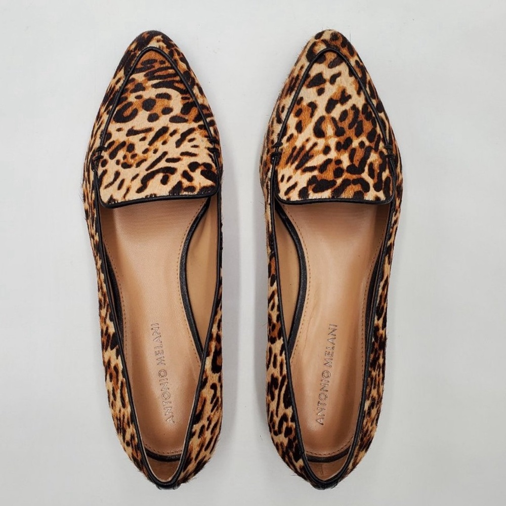 Antonio Melani Leopard Print Loafers